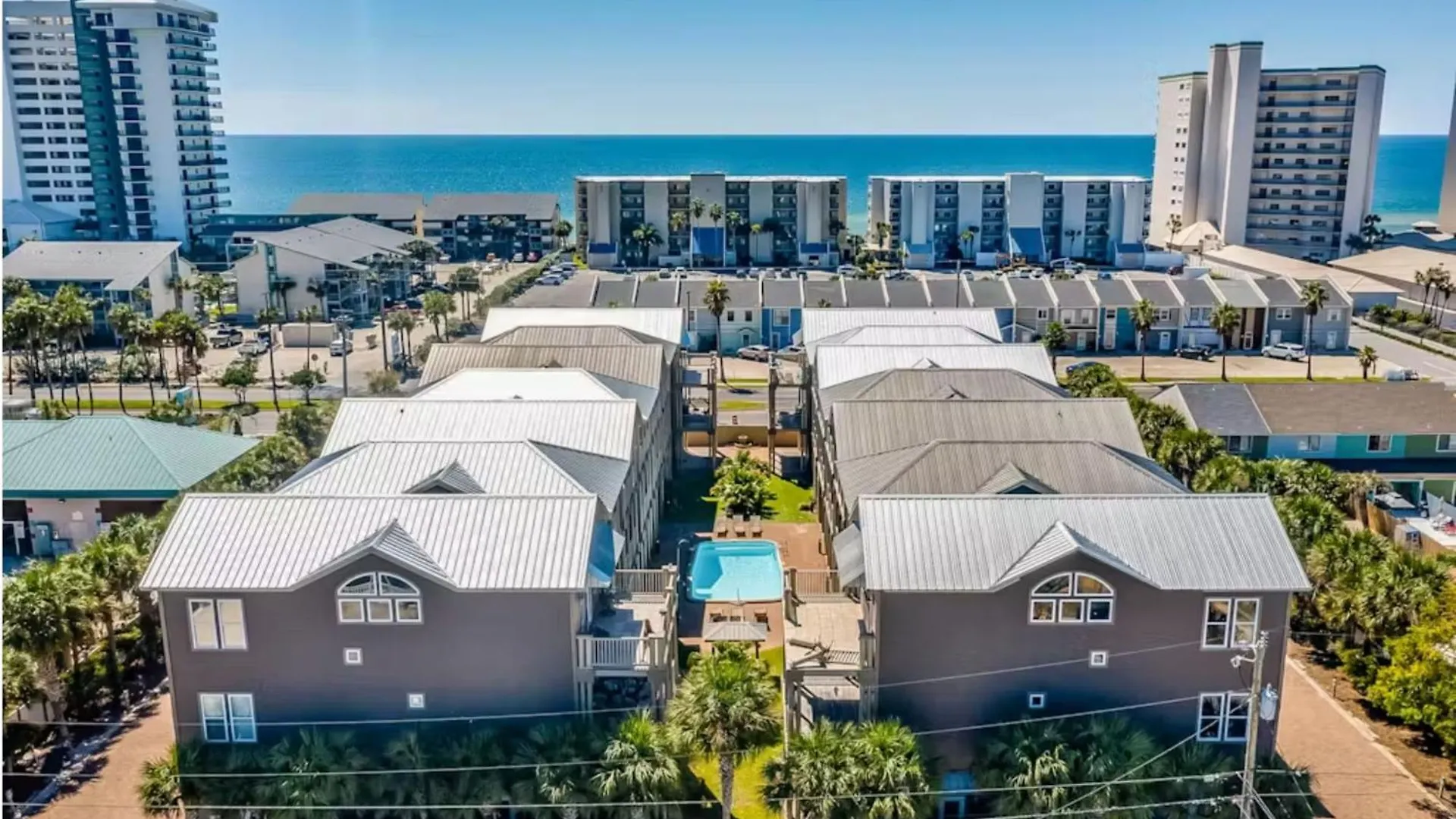 Serenity By The Sea! 4Br Retreat, Sleeps 12, Walk To Beach Panama City Beach Semesterbostad